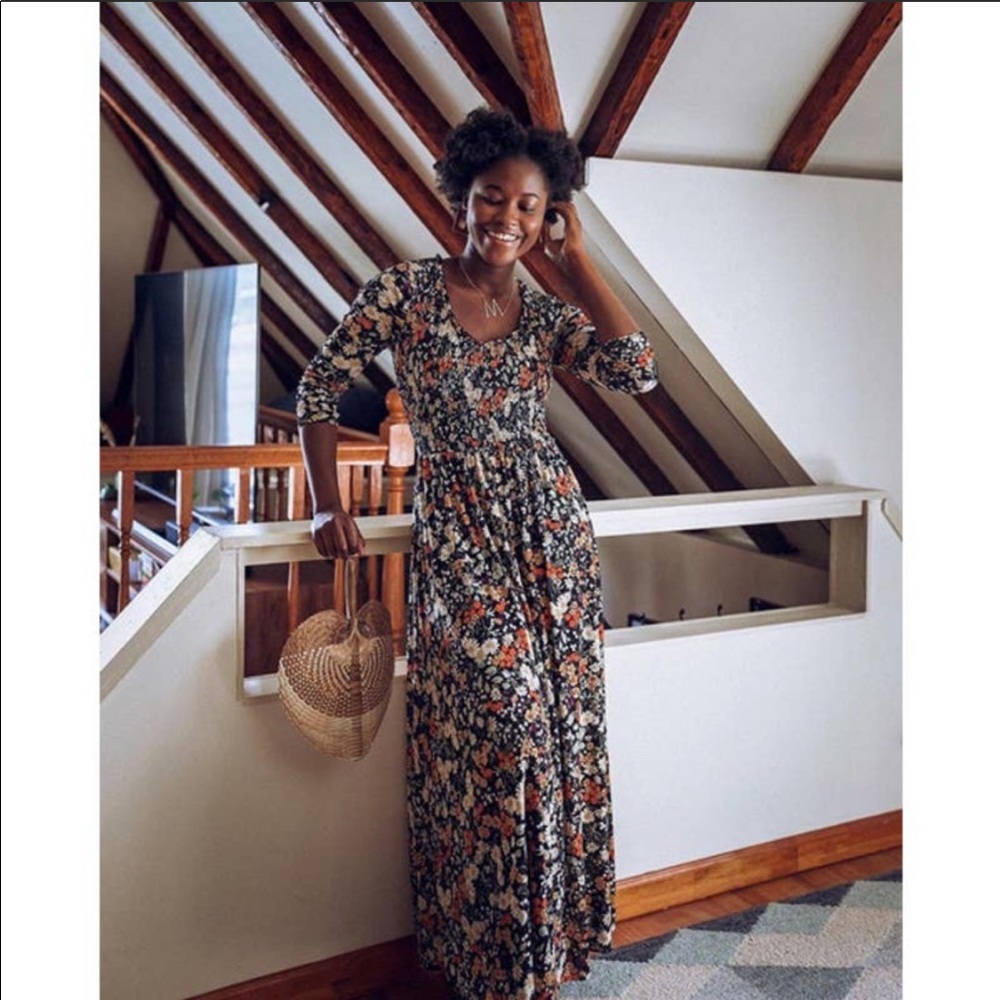 NWOT Anthropologie Maeve Omya Maxi Dress